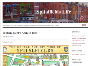 'spitalfieldslife.com' screenshot