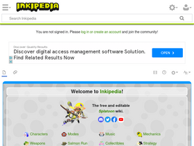 'splatoonwiki.org' screenshot