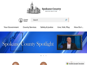 'cp.spokanecounty.org' screenshot