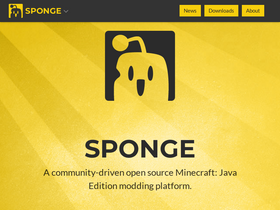 'spongepowered.org' screenshot