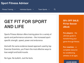 'sport-fitness-advisor.com' screenshot