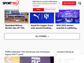 'sport360.com' screenshot