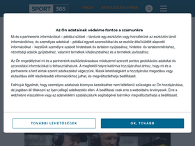 'sport365.hu' screenshot