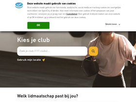 'sportcity.nl' screenshot