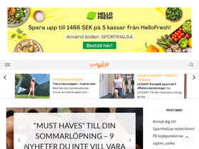 'sporthalsa.se' screenshot