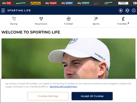 'sportinglife.com' screenshot
