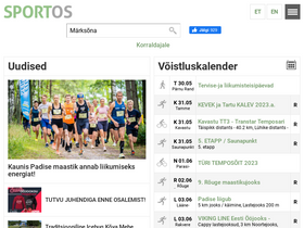 'sportos.eu' screenshot