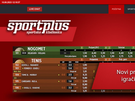 'sportplus.ba' screenshot