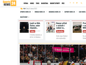 'sports24.cz' screenshot