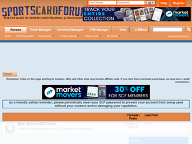 'sportscardforum.com' screenshot