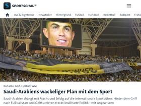 'sportschau.de' screenshot