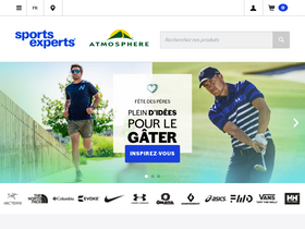 'sportsexperts.ca' screenshot