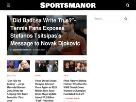 'sportsmanor.com' screenshot