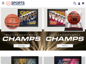 'sportsmemorabilia.com' screenshot
