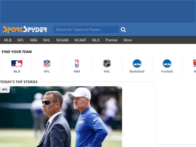 'sportspyder.com' screenshot