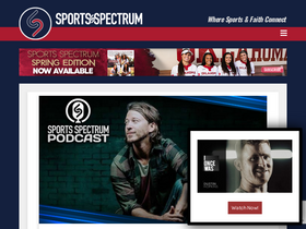 'sportsspectrum.com' screenshot