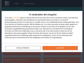 'sporttv.nu' screenshot