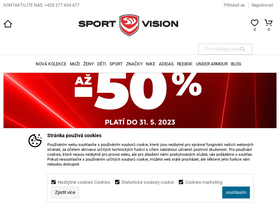 'sportvision.cz' screenshot