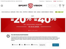 'sportvision.rs' screenshot
