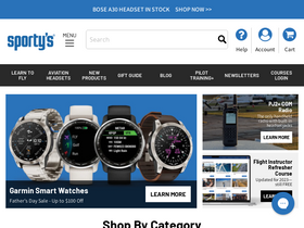 'sportys.com' screenshot