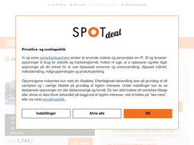 'spotdeal.dk' screenshot