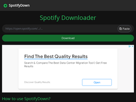 'spotifydown.com' screenshot