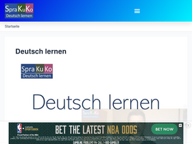'sprachekulturkommunikation.com' screenshot