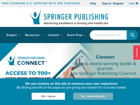 'springerpub.com' screenshot