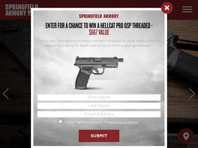 'springfield-armory.com' screenshot