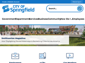 'springfieldmo.gov' screenshot