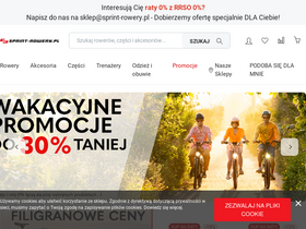 'sprint-rowery.pl' screenshot