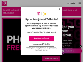'sprint.com' screenshot