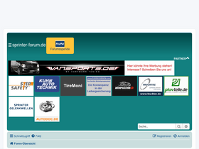 'sprinter-forum.de' screenshot