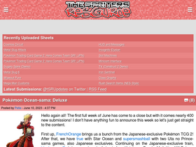 'spriters-resource.com' screenshot