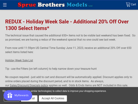 'spruebrothers.com' screenshot