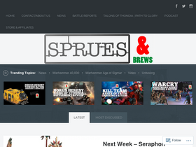 'spruesandbrews.com' screenshot