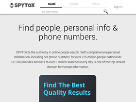 'spytox.com' screenshot