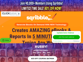 'sqribble.com' screenshot