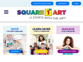 'square1art.com' screenshot