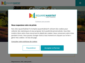 'squarehabitat.fr' screenshot