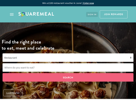 'squaremeal.co.uk' screenshot
