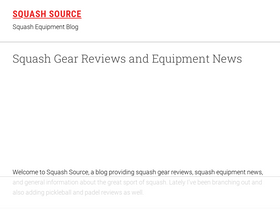 'squashsource.com' screenshot