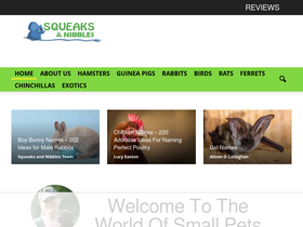 'squeaksandnibbles.com' screenshot