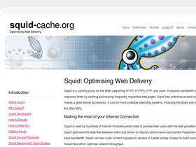 'squid-cache.org' screenshot