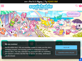 'squishable.com' screenshot