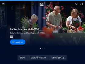 'sr-mediathek.de' screenshot