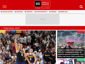 'srbijadanas.com' screenshot