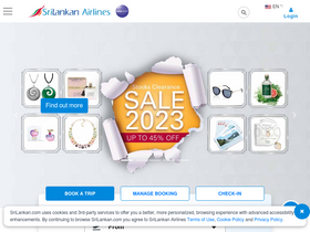 'srilankan.com' screenshot