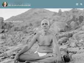 'sriramanamaharshi.org' screenshot