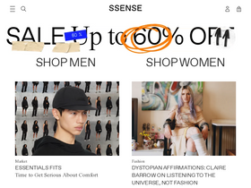 'ssense.com' screenshot